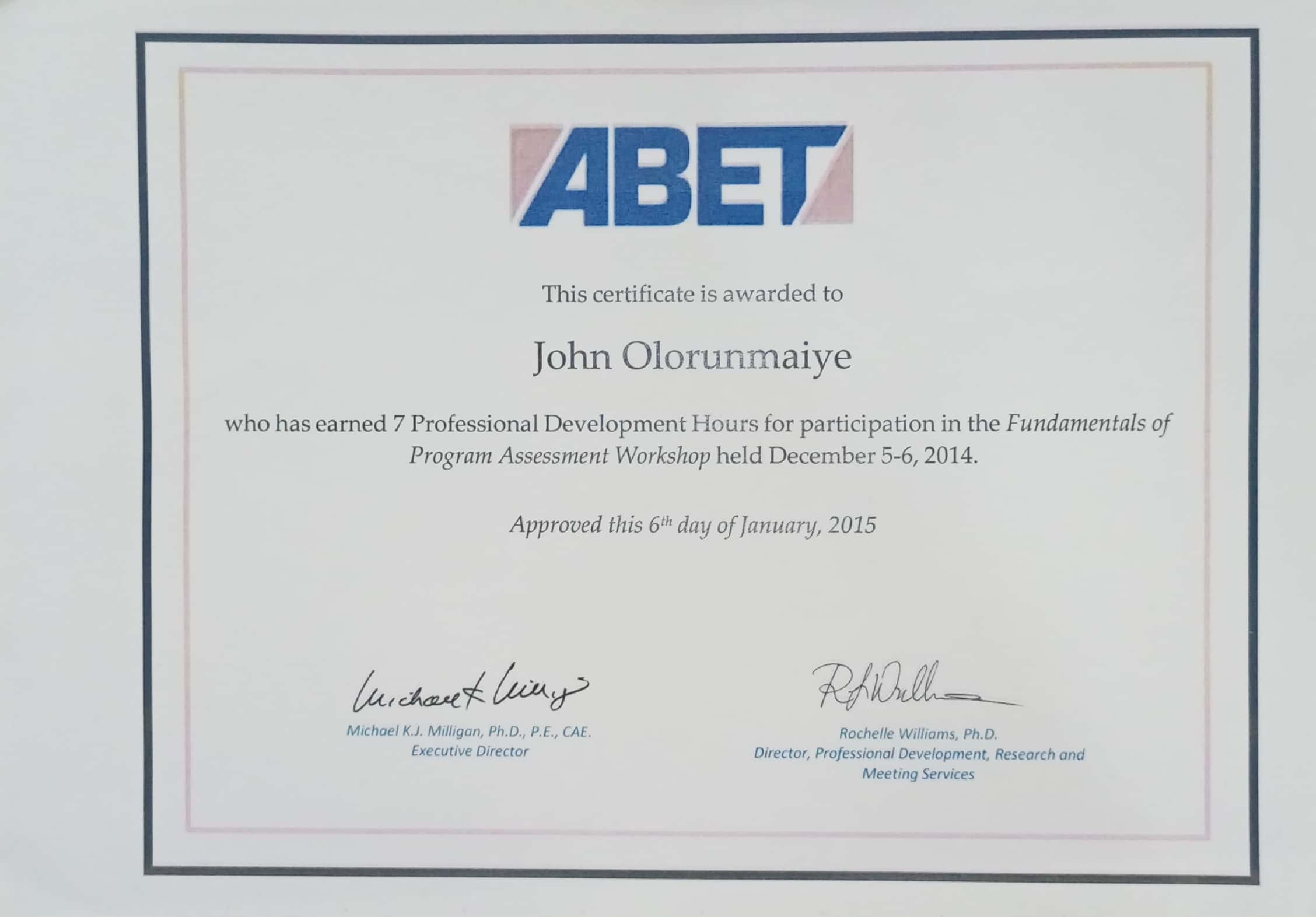 council-for-the-regulation-of-engineering-in-nigeria-abet-training